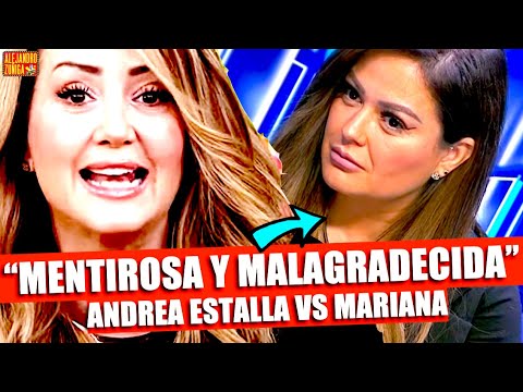 ANDREA LEGARRETA ESTALLA CONTRA MARIANA ECHEVERRIA