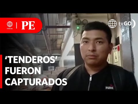Caen dos hombres 'tenderos' tras robar diversos artículos  | Primera Edición | Noticias Perú