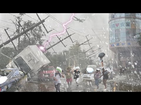2 Minutes Ago! Epic Hail storm damage Homes, Cars in guatraché la pampa argentina! hail storm 2023
