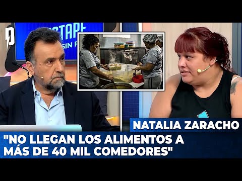 Natalia Zaracho: No llegan los alimentos a más de 40 mil comedores