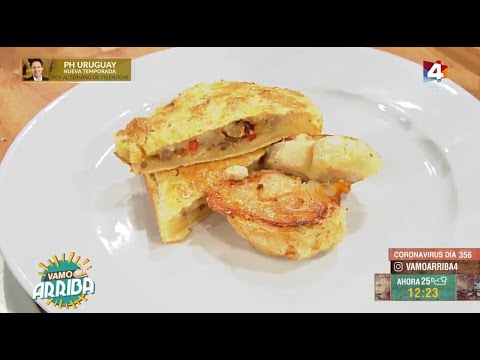 Vamo Arriba - Chipa relleno y palmeritas de jamón y queso