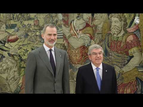 Audiencia de S.M. el Rey al Sr. Thomas Bach, Presidente del Comité Olímpico Internacional