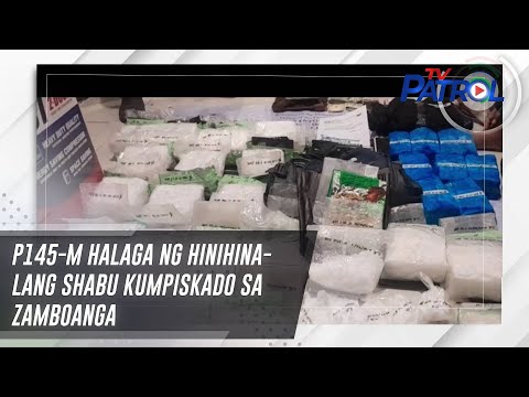 P145-M halaga ng hinihinalang shabu kumpiskado sa Zamboanga | TV Patrol