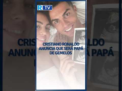 Cristiano Ronaldo anuncia que será papá de gemelos