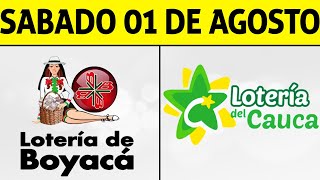 Resultados Lotería de BOYACÁ y CAUCA Sábado 1 de Agosto de 2020 | PREMIO MAYOR ????????????