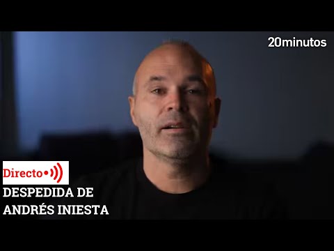 Iniesta se despide del fútbol, EN DIRECTO