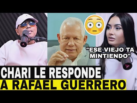 Chary responde a Rafael Guerrero sobre vínculos con el bajo mundo Alofoke y Rossie Abreu