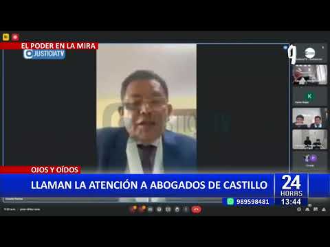 Tres abogados de Pedro Castillo generan confusión en juez durante audiencia