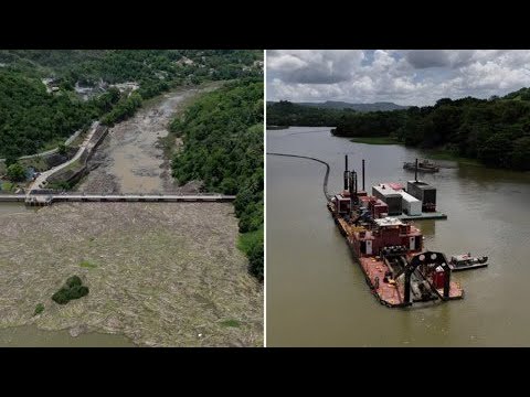 Impresionante video: así comenzó el dragado del embalse Carraízo