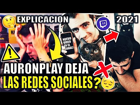 Auronplay DEJA las REDES SOCIALES por DON GATO  | Explicacion y Opinion | Auron triste por mascota