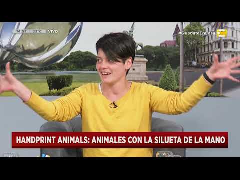 Lenguas extranjeras: Handprint animals, animales con la silueta de la mano en Hoy Nos Toca