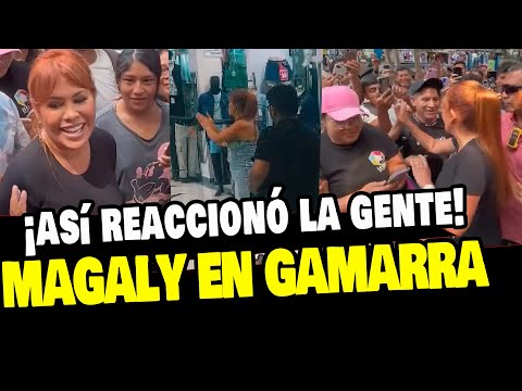 MAGALY MEDINA SE VA DE COMPRAS EN GAMARRA Y ASÍ REACCIONÓ LA GENTE