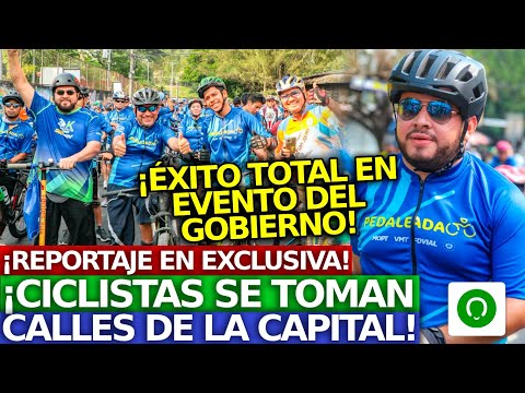 ¡Miles de ciclistas SE TOMAN SAN SALVADOR! ¡Éxito TOTAL en evento del Gobierno!