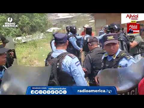 Conflicto en desalojo en San Pedro Sula / Radio América