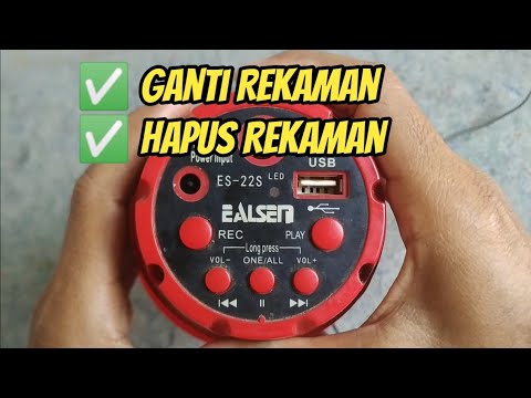 How to Delete Ealsem ES 22S Sales Speaker Recording