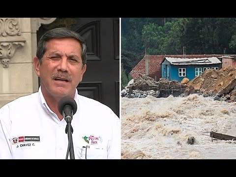 Ministro de Defensa: Se hacen trabajados de descolmatación de ríos para evitar afectación