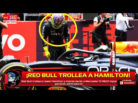 Red Bull trollea a Lewis Hamilton y manda dardo a Mercedes 'El RB20 sigue ganando admiradores'