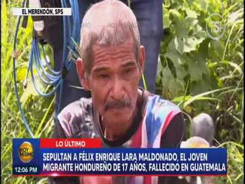 Dan el último adiós al hondureño que perdió la vida en caravana migrantes