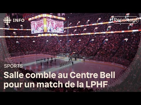 Montréal bat le record d’assistance en hockey féminin