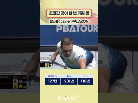 조만간 공이 한 번 깨질 듯 #팔라손 #pbatour
