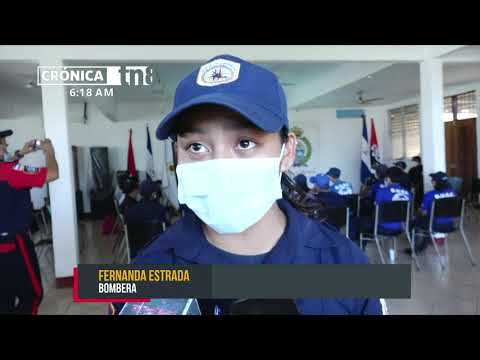 MIGOB actualiza a Bomberos Unificados de Granada ante incidencias naturales - Nicaragua