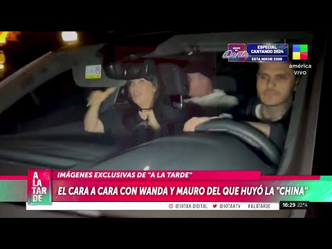 CASI SE CRUZAN la China Suárez, Wanda Nara y Mauro Icardi