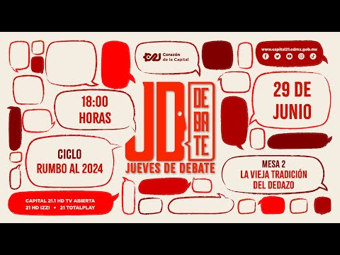 Jueves de debate: Ciclo:   ? Rumbo al 2024    Mesa 2