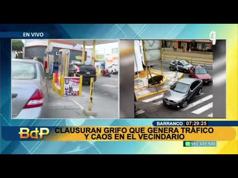 Barranco: Clausuran grifo que generaba tráfico y caos