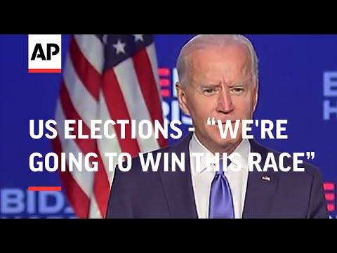 Biden: We're going to win this race'