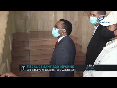 Fiscal de Santiago informó sobre nuevos apresados en operación falcón
