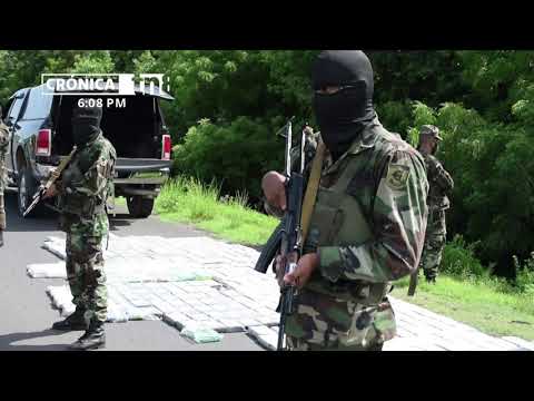 Ejército de Nicaragua decomisa 489 paquetes con drogas en Chinandega