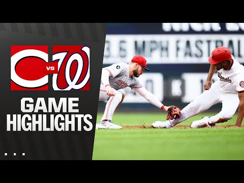 Reds vs. Nationals Game Highlights (7/23/25) | MLB Highlights