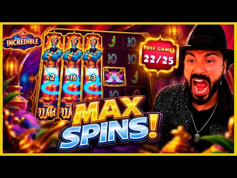 MAX SPINS on INCREDIBLE!