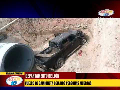 Accidente vehicular dejó 2 muertos y 5 heridos en León