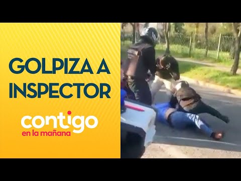 LO ATACÓ DE FORMA MUY VIOLENTA: Copiloto agredió en el piso a fiscalizador - Contigo en la Mañana