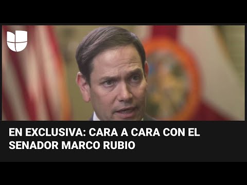 Documentos clasificados e inmigración: cara a cara con el senador republicano Marco Rubio