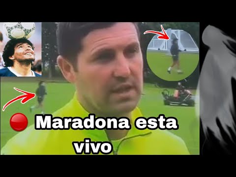 Aparece fantasma de Maradona en entrenamiento, Maradona esta vivo 2022, Dundee de Escocia