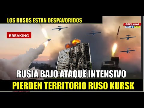 Kursk Rusia bajo ataque INTENSIVO de drones Ucrania ocupa la ciudad