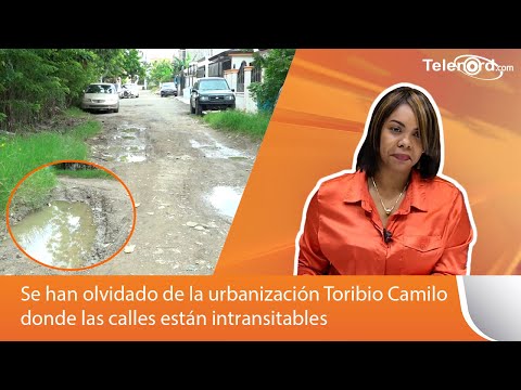 Se han olvidado de la urbanización Toribio Camilo donde las calles están intransitables
