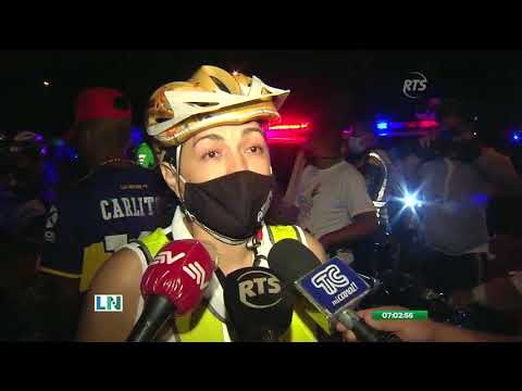 Protestan para pedir justicia por la muerte de ciclista en vía a Samborondón