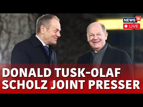 Olaf Scholz- Donald Tusk LIVE | Olaf  Takes German Cabinet To Poland With Defence On Agenda | N18G