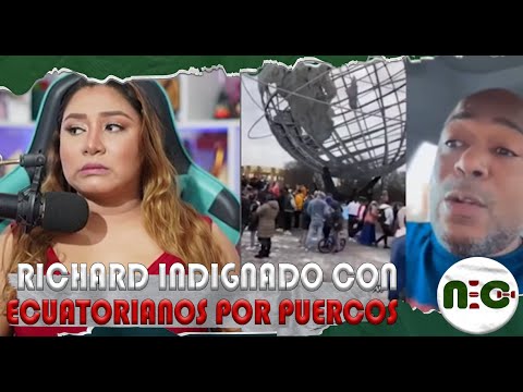 Richard Barker indignado con ecuatorianosRelajo en USA