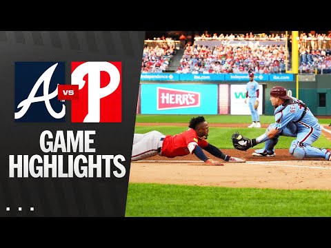 Braves vs. Phillies Game Highlights (8/28/25) | MLB Highlights