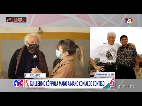 Algo Contigo - Guillermo Cóppola recordó su último encuentro con Maradona: Me dio pena