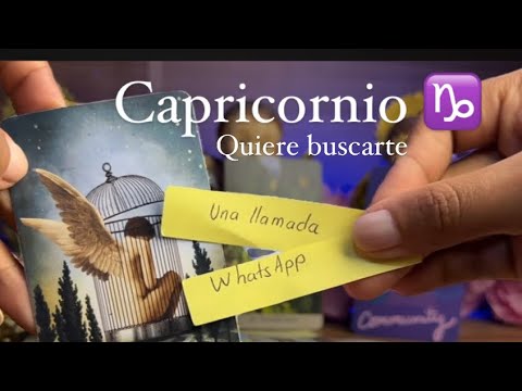 CAPRICORNIO | ADIÓS AL BLOQUEO, QUIERE ENMENDAR SUS ERRORES PLANEA COMO VOLVER ACERCARSE A TI