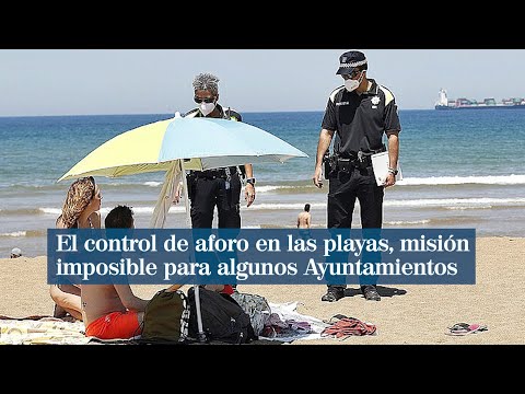 Controlar las playas por el coronavirus, misión imposible para algunos Ayuntamientos