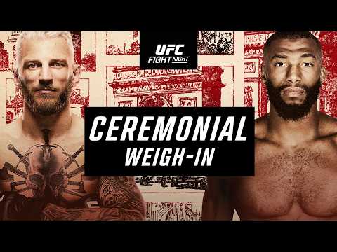 UFC Paris: 공식 계체