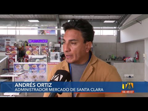 El mercado de Santa Clara, norte de Quito, prepara promociones para la época navideña