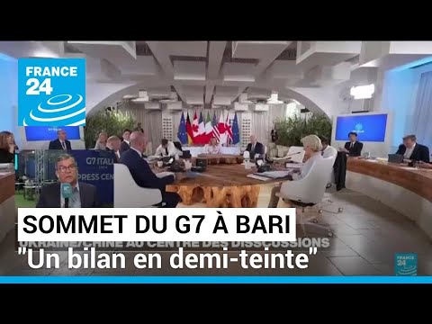 Sommet du G7 à Bari : Un bilan en demi-teinte • FRANCE 24
