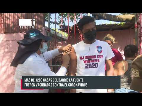 Barrio Ariel Darce, en Managua, recibe a brigadistas de vacunación - Nicaragua